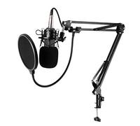 BONOOL KTV Microphone Studio Cardiod Condenser Capacitor Microphone Music Recording Mic for PC Laptop Record