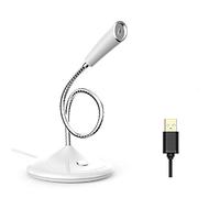 BONOOL Microphone 360° Adjust Freely Studio Speech Mini Mic Gaming Chatting Recording USB Microphone Desktop PC Laptop (Color : OneColor)