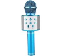BONOOL Microphone Portable Mini Home KTV for Music Playing and Singing Speaker Player Selfie PC