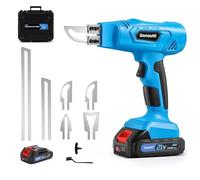 Bonoutil 21V Cordless Hot Knife Kit with 6 Blades 2.0Ah Battery Powered 5-Second Quick Heating Electric Cutting Tool Air Cooling System for Foam, Plastic, Rope Cutting