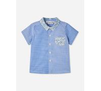 Bonpoint Baby Boys Fredy Shirt in Blue - Blue - 12 Mths