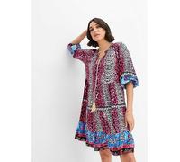 bonprix Animal Print Midi Dress Denim