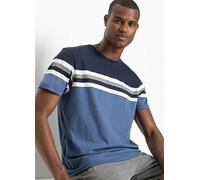 bonprix Big Fit Striped T-Shirt Indigo