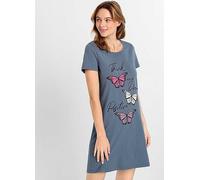 bonprix Butterfly Print Nightie Cornflower
