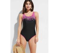 bonprix Cut-Out Swimsuit Black Print