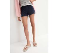 bonprix Elasticated Terry Shorts Dark Blue