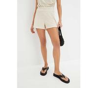 bonprix Elasticated Terry Shorts Sand