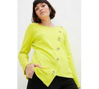 bonprix Eyelet Trim Jumper Lime