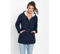 bonprix Fleece Lined Parka Dark Blue