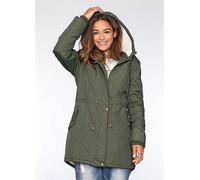 bonprix Fleece Lined Parka Olive