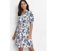 bonprix Floral Print Shirt Dress Ivory Floral