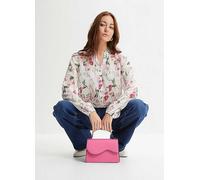 bonprix Flounced Chiffon Blouse Ivory Floral