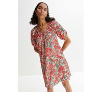 bonprix Ikat Jersey Dress Orange Print