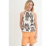 bonprix Ikat Print Top Ecru Print