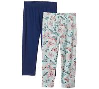 bonprix Kids Pack of 2 Cropped Leggings Blue / Mint Print