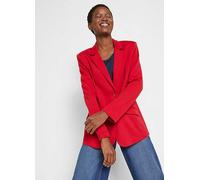 bonprix Longline Jersey Blazer Red