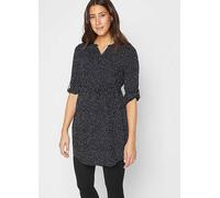 bonprix Maternity Floral Dress Dark Blue