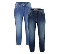 bonprix Pack of 2 Cropped Jeans Denim