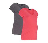 bonprix Pack of 2 Essential Maternity T-Shirts Colour Mix 3