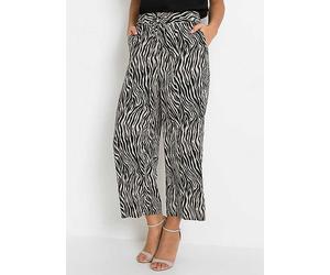 bonprix Printed Bootcut Culottes Zebra Print