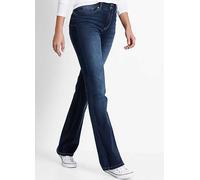 bonprix Push-Up Bootcut Jeans Dark Denim