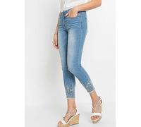 bonprix Skinny Cropped Jeans Light Blue