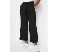 bonprix Wide Leg Culottes Black