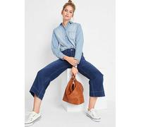bonprix Wide Leg Denim Culottes Denim