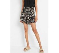bonprix Zebra Stripe Shorts Coffee