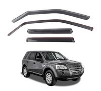 BONRYAN Wind Deflectors Fit For Land Rover Freelander MK2 (2006-2014) 5 Door SUV 4pc Set Embedded wind deflector Wind & Rain & Sun Protection, Easy Installation
