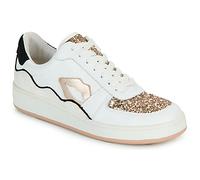 Bons baisers de Paname Shoes (Trainers) LOULOU BLANC ROSE GOLD GLITTER in White 4