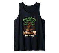 Bonsai Branch Manager Trees Since 1985 Bonsai Happy Birthday Tank Top
