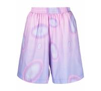Bonsai circle-print gradient shorts - Purple S-M-L