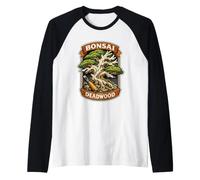 Bonsai Deadwood Carver Jin Shari Gift Raglan Baseball Tee