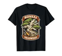 Bonsai Deadwood Carver Jin Shari Gift Value Graphic T-Shirt, Men, Black, S