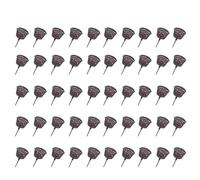 Bonsai Fertilizer Baskets, 50 Pcs Reusable Fertilizer Mesh Baskets with Lid, Plant Grow Fertiliser Container Box for Bonsai Plant Flower Orchid (M/Brown)