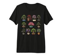 Bonsai Garden Collection Design - 12 Mini Trees Premium T-Shirt