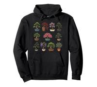Bonsai Garden Collection Design - 12 Mini Trees Pullover Hoodie