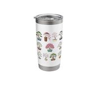 Bonsai Garden Collection Design - 12 Mini Trees Stainless Steel Insulated Tumbler