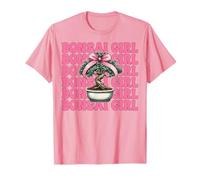 Bonsai Girl Tree Japanese Zen Pink Coquette Bow T-Shirt