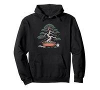 Bonsai Hobbyist Japanese Shadow Retro Enso Zen Circle Pullover Hoodie
