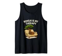 Bonsai is My Therapy Funny Tree Lover Bonsai Grower Tank Top