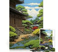 Bonsai Japanese 1000 Piece Jigsaw Puzzles for Adults Jigsaw Intellect Fun Slow Leisure Exact Edges Great Gift (38X52CM)