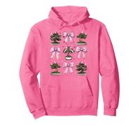 Bonsai Japanese Zen Plant Girl Coquette Bow Pink Mom Pullover Hoodie