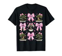 Bonsai Japanese Zen Plant Girl Coquette Bow Pink Mom T-Shirt