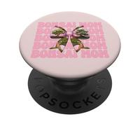 Bonsai Mom Mama Tree Japanese Zen Mother's Day Coquette Bow PopSockets Adhesive PopGrip
