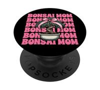 Bonsai Mom Mama Tree Japanese Zen Mother's Day Coquette Bow PopSockets Adhesive PopGrip
