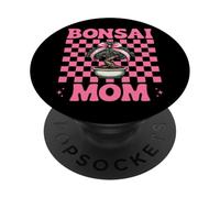 Bonsai Mom Mama Tree Japanese Zen Mother's Day Coquette Bow PopSockets Adhesive PopGrip