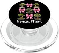 Bonsai Mom Mama Tree Japanese Zen Mother's Day Coquette Bow PopSockets PopGrip for MagSafe