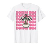 Bonsai Mom Mama Tree Japanese Zen Mother's Day Coquette Bow T-Shirt